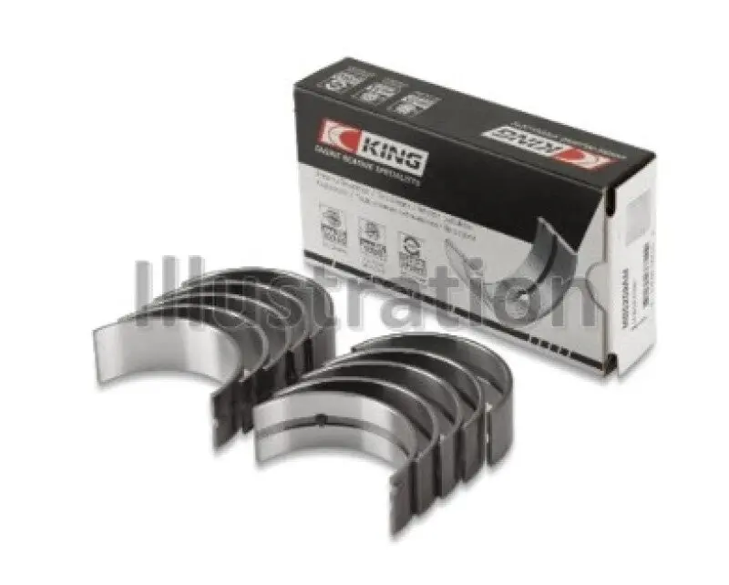 King Main Bearing Set For Isuzu 4Ze1 Sohc 8-Valve Engine (+0.25Mm Oversize) 1