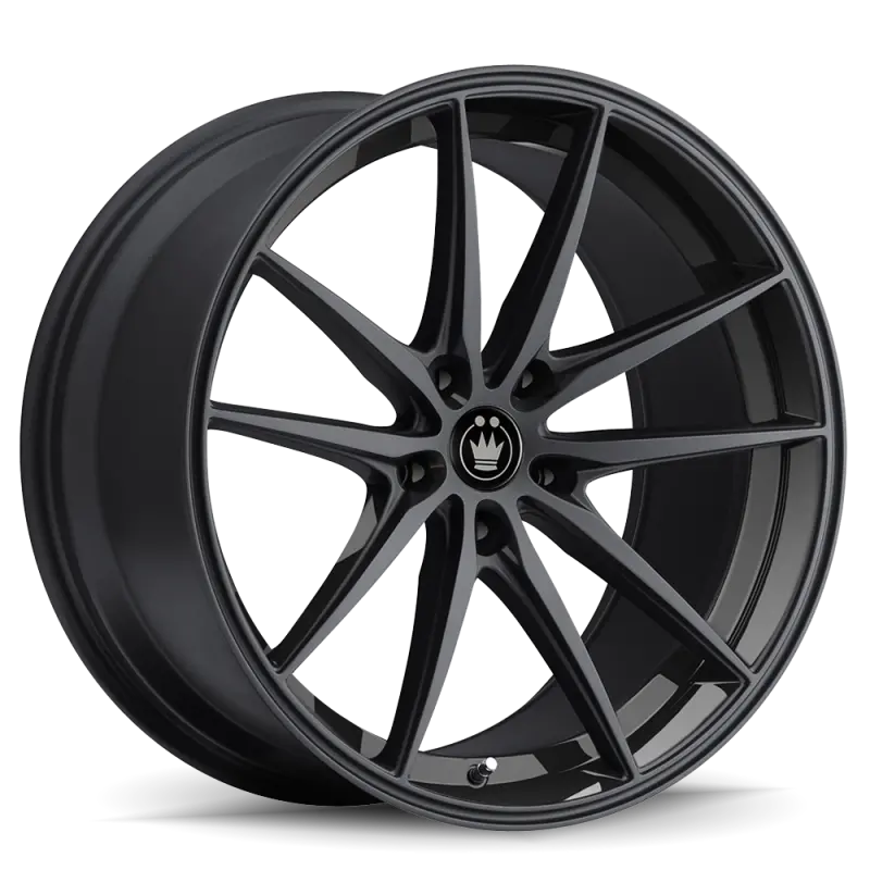 Konig Oversteer Alloy Wheel – 17X8", 5X108 Bolt Pattern, Et45 Offset, Gloss Black 1