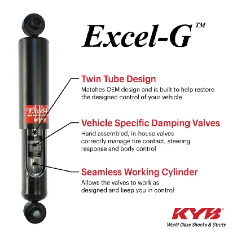 Kyb Excel-G Replacement Strut – Front Right, For 2017–2019 & 2020–2022 Honda Cr-V (1.5L L4, Non-Hybrid) 1