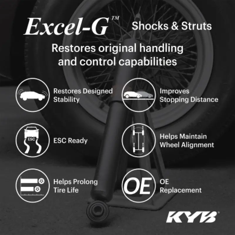 Kyb Excel-G Replacement Strut – Front Right, For 2017–2019 & 2020–2022 Honda Cr-V (1.5L L4, Non-Hybrid) 2