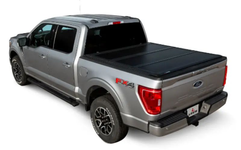 Leer Hf350M Folding Tonneau Cover For 2019+ Ford Ranger – Compact 4'10" Short-Bed Design 1