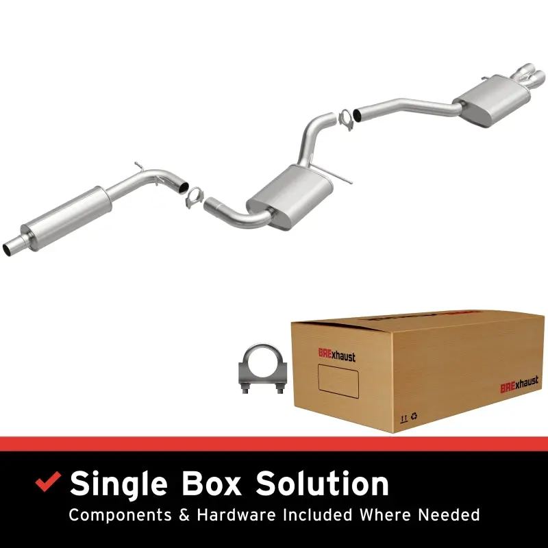 Magnaflow Bre Cat-Back Exhaust System For 2012–2014 Volkswagen Jetta 2.5L 1