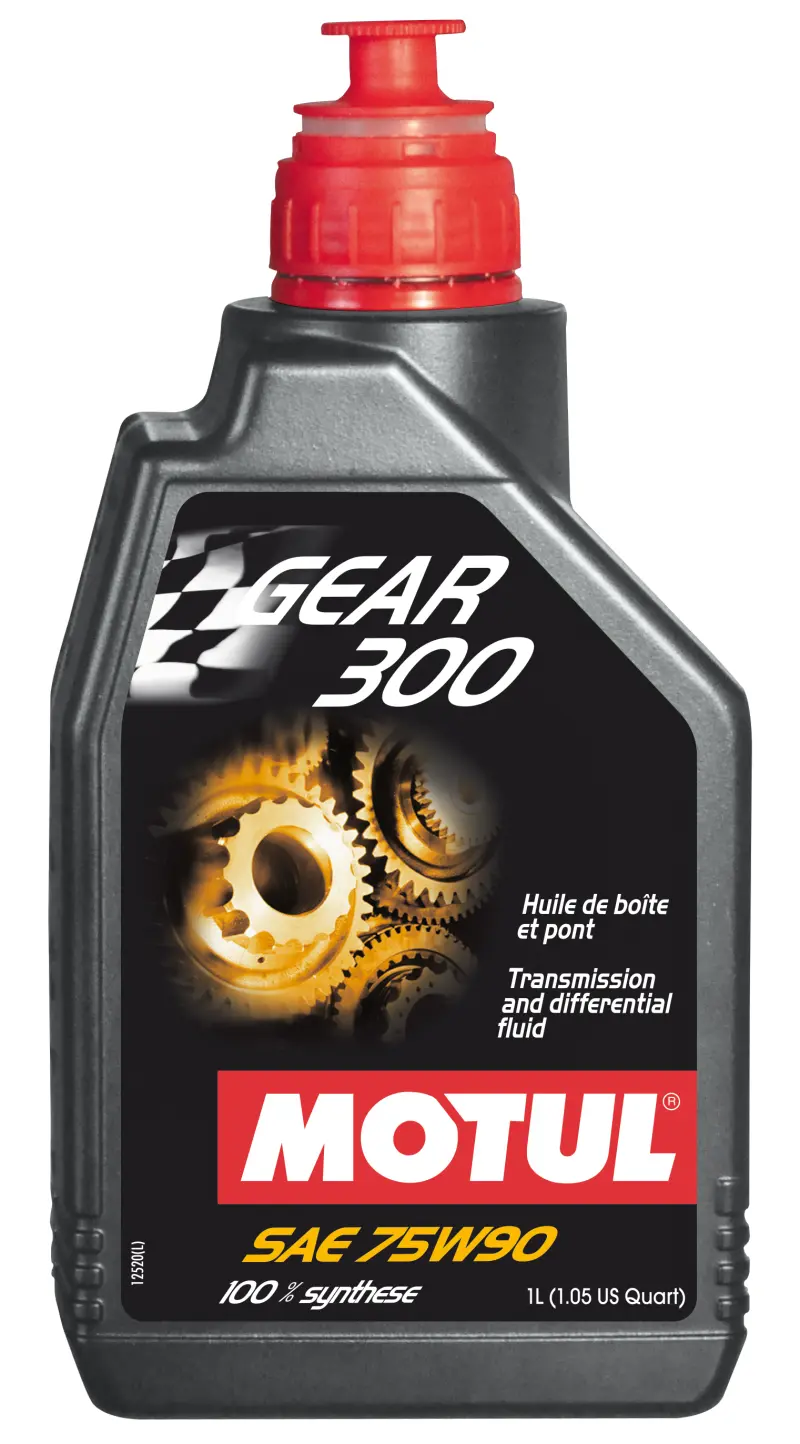 Motul Gear 300 75W-90 Synthetic Ester Transmission Fluid – 1-Liter Bottle 1