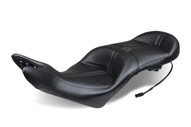 Mustang Single-Piece Standard Touring Seat With Driver Backrest For 2008–2017 Victory Vision 1