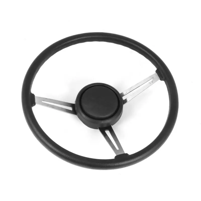 Omix-Ada Leather-Wrapped Steering Wheel Kit For 1976–1995 Jeep Cj And Wrangler Models 1