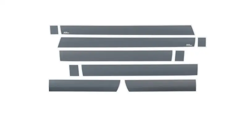 Putco Black Platinum Rocker Panel Trim Set – 10-Piece For 2015–2020 Cadillac Escalade Esv 1