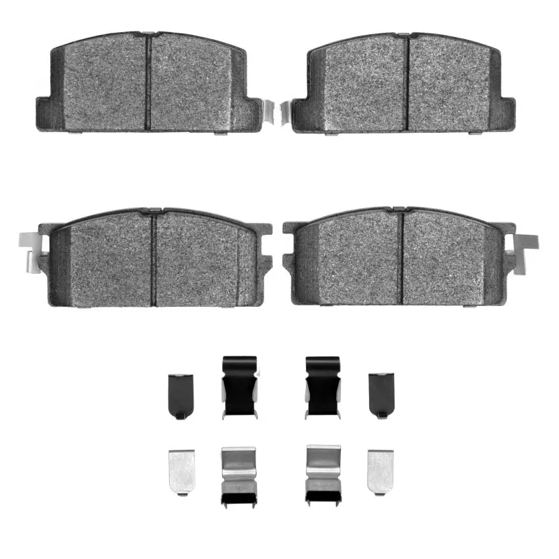 R1 Semi-Metallic Front Brake Pad & Hardware Kit For 1981–1983 Chevrolet Luv 1
