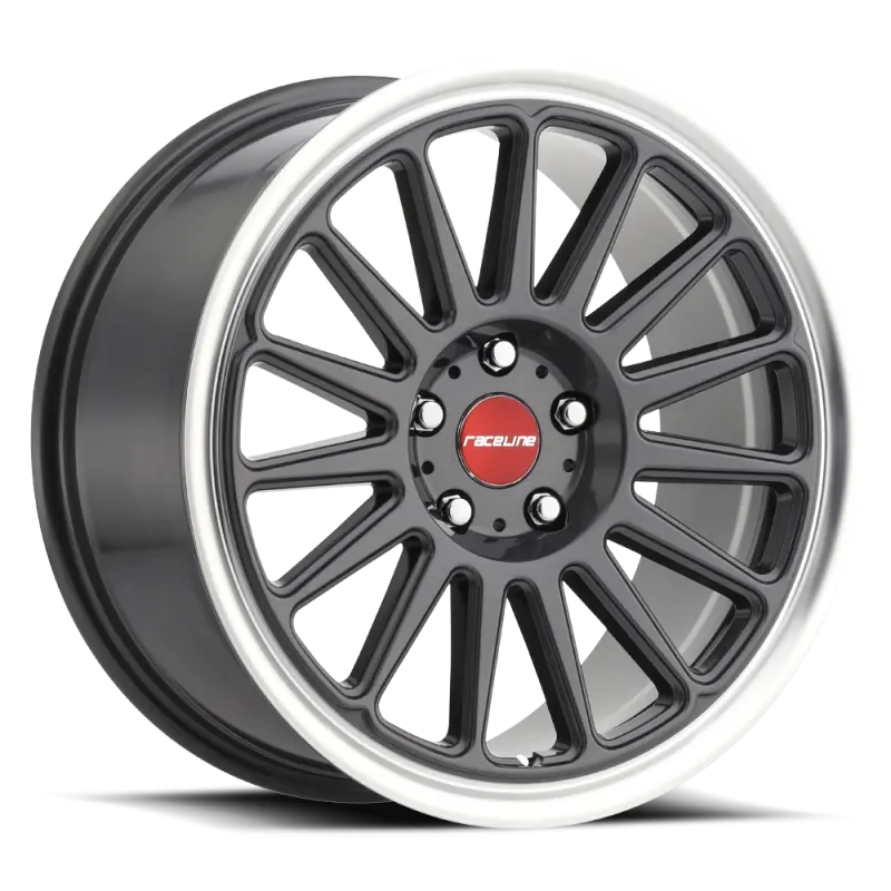 Raceline 315G Grip Forged Alloy Wheel – 18X8.5", 5X100 Bolt Pattern, 35Mm Offset, 72.6Mm Bore, Gunmetal/Machined Finish 1
