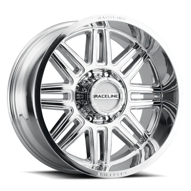 Raceline Chrome 16X8 Inch Split-Rim Wheel – 5X139.7 Bolt Pattern, 0Mm Offset, 106.5Mm Bore 1