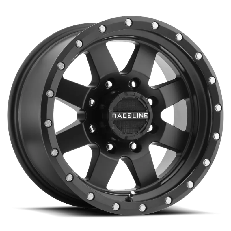 Raceline Defender 20X9 Satin Black Alloy Wheel – 8X165.1 Bolt Pattern, -12Mm Offset, 130.81Mm Center Bore 1