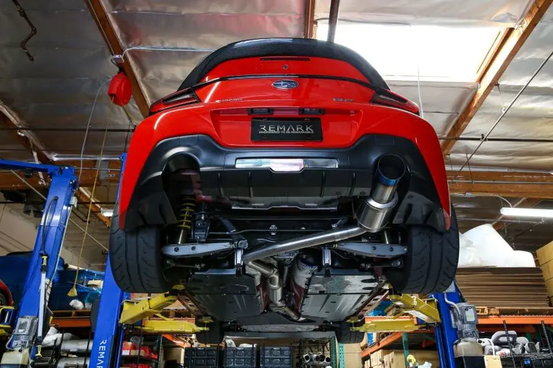 Remark R1-Spec Titanium Cat-Back Exhaust For 2022 Subaru Brz – Single-Exit, Resonated 1