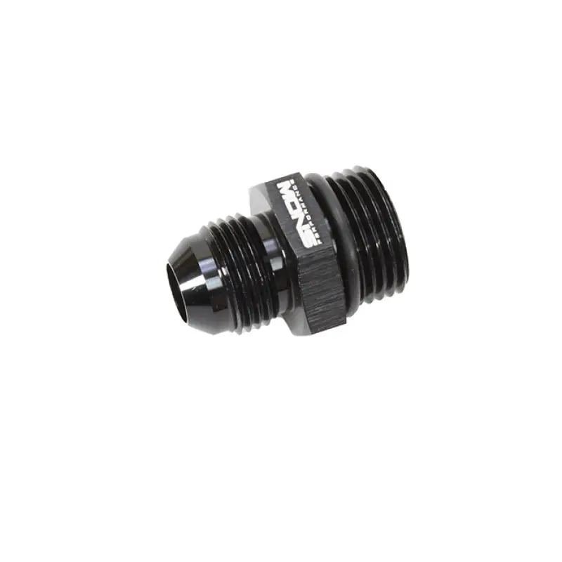 Snow Performance 12An Orb To -10 An Straight Fitting – Black Anodized Aluminum 1