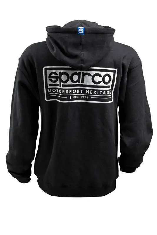 Sparco Heritage Hooded Sweatshirt – Black, Xx-Large 1