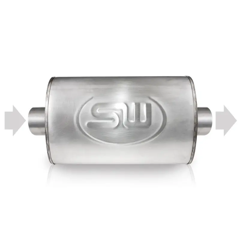 Stainless Works 3-Inch Center-Inlet / 3-Inch Center-Outlet Exhaust Collector – 5X9 Inch Dimensions 1