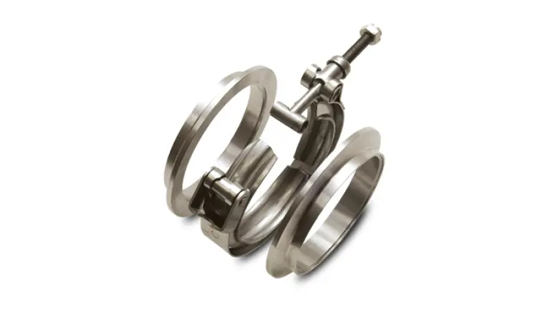 Vibrant Performance Titanium V-Band Flange Kit For 3.5-Inch Outer Diameter Tubing 1