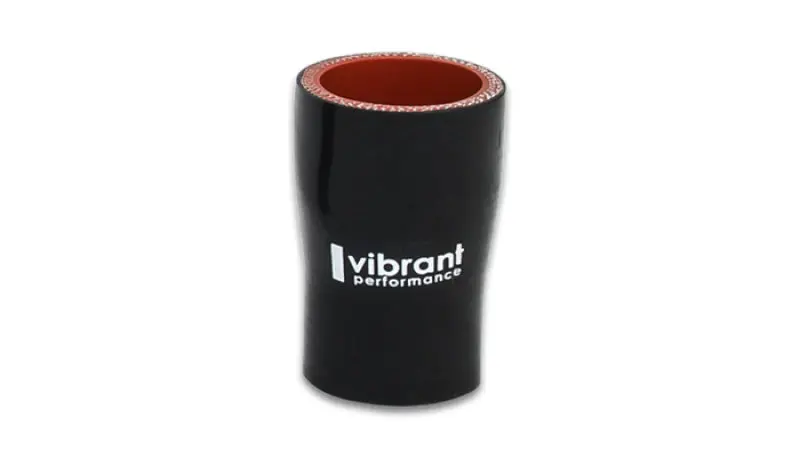 Vibrant Silicone Reducer Coupler 2.75In Id X 1.75In Id X 3.00In Long - Black 1