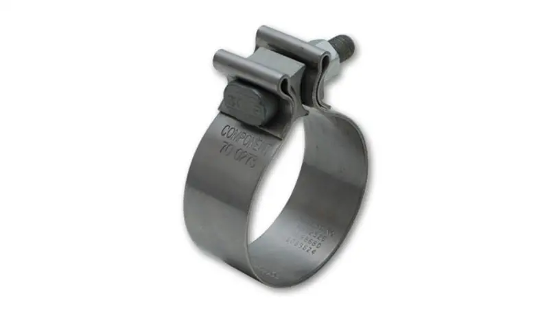 Vibrant Stainless Steel Accuseal Exhaust Clamp For 2.25" Od Tubing (1" Band Width) 1
