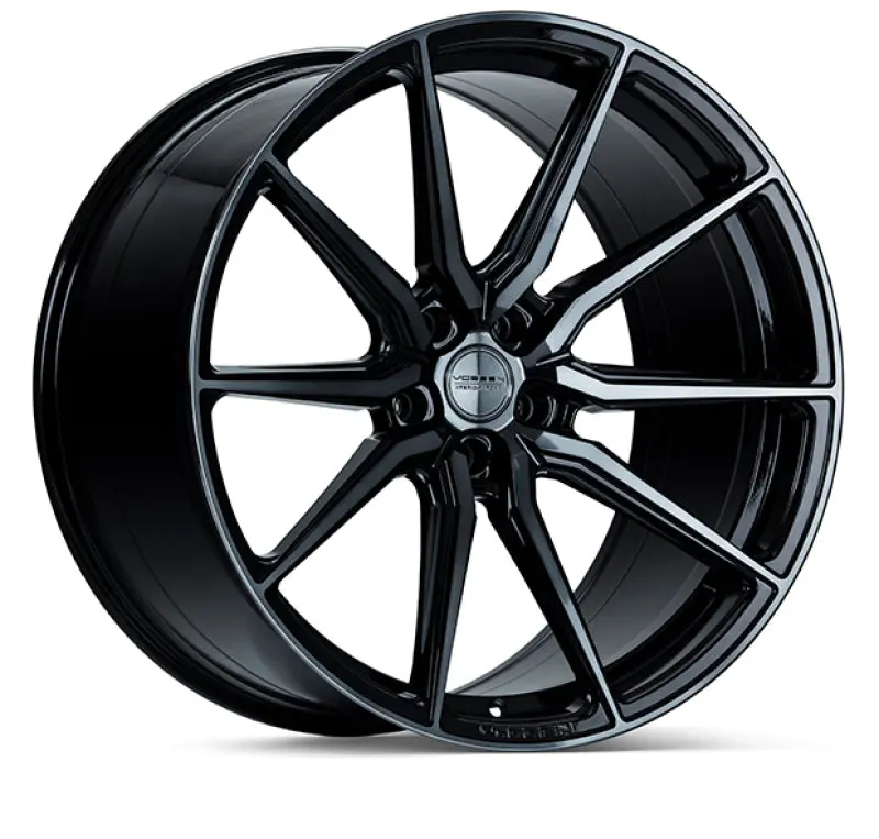 Vossen Hf-3 Gloss Black Alloy Wheel – 22×9, 5×120, Et30, Flat Face, Dual-Tinted Finish 1