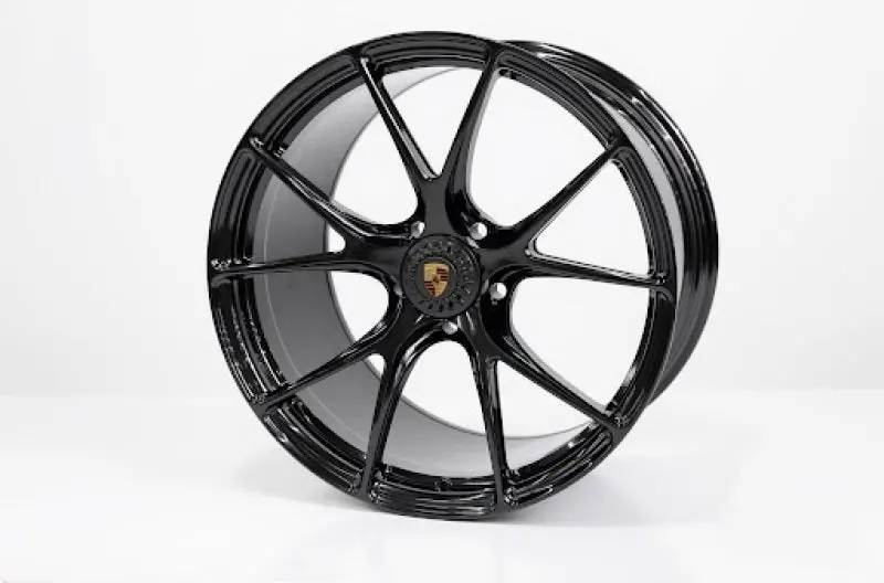 Vossen X Champion Rs74 Wheel – 21X9.5", 5X130 Bolt Pattern, Et53 Offset, Gloss Black (Front Fitment For Porsche Panamera) 1