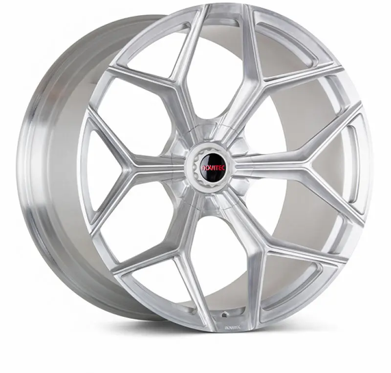 Vossen X Novitec Nl4-5L 21X12.5 - 5X112 Bp - Et43 - Brushed Gloss Clear Lamborghini Huracan Rr Wheel 1