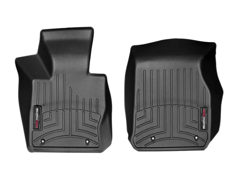 Weathertech Front Floorliners For 2011–2015 Bmw 2-Series Awd – Black Heavy-Duty Design 1