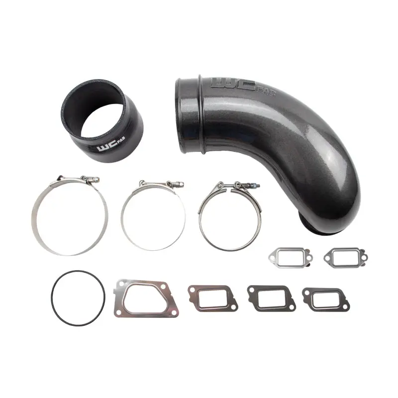 Wehrli 5-Inch Intake Horn For 2011–2016 Chevrolet 6.6L Lml Duramax – Candy Red Finish 1