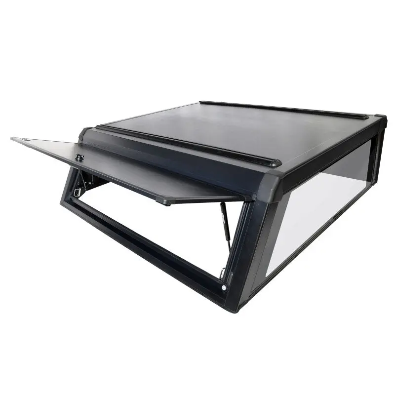 Westin Aluminum Bed Topper For 2019–2024 Chevy Silverado 1500 Crew Cab (5.8-Foot Bed, Black) 1