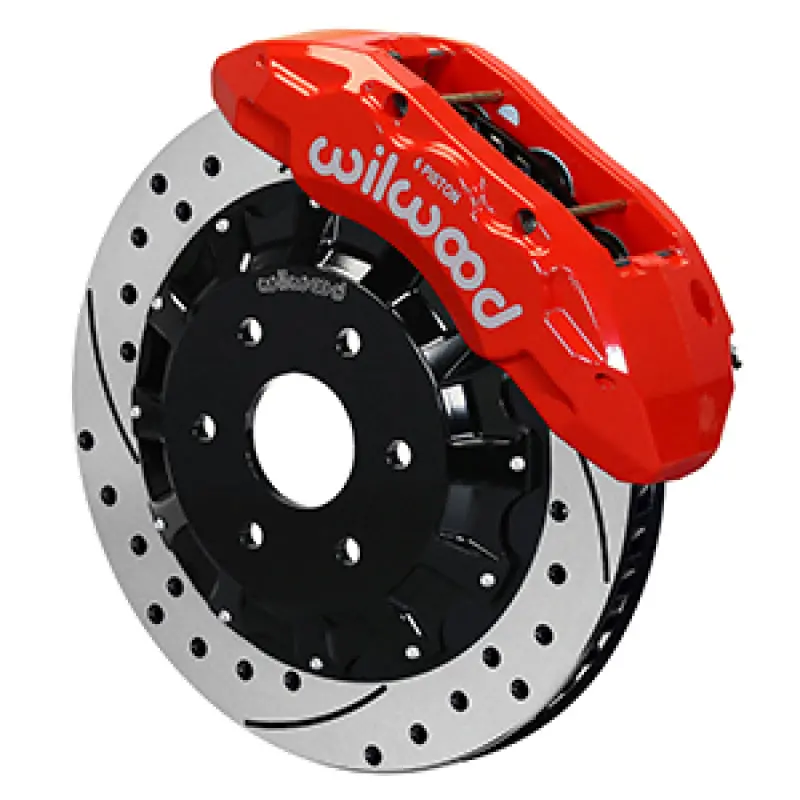 Wilwood Tx6R Big Brake Kit For 2016–2018 Chevrolet Silverado 1500 Ls – Front Brake System With Red Calipers 1